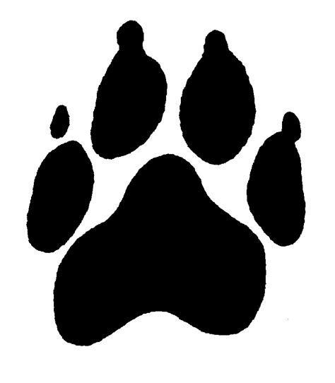 dog paw prints puppy paw print clipart wikiclipart