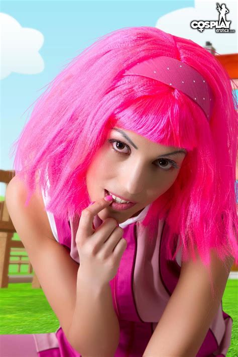 stephanie is a fictional main character from the television show lazytown at cos pichunter