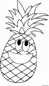 Ananas Pineapple Colorare Joyeux Pineapples Frutas Disegnidacolorare Disegni Colorir Colouring Colorier Preschoolactivities Drawings Frutta Drawing Kindergarten Books Piña Pagine Gomme sketch template