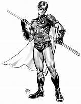 Robin Tim Drake Deviantart Dc Coloring Batman Pages Comics sketch template