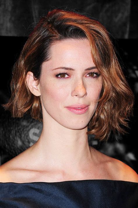 Rebecca Hall Asymmetrical Bob Hairstyle