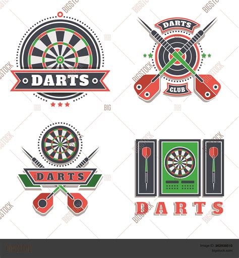 darts tournament club vector photo  trial bigstock