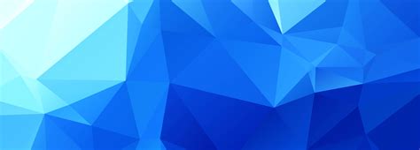 abstract blue horizontal polygon banner  vector art  vecteezy