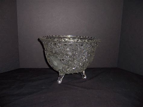 Triple A Resale Cambridge Glass Footed Cut Crystal Bowl
