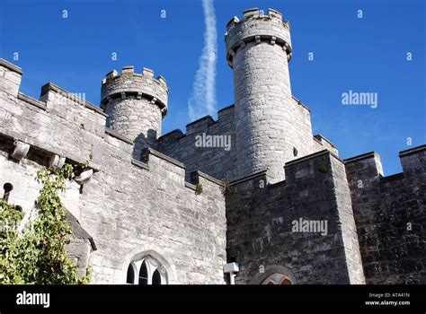 bodelwyddan castle north wales stock photo alamy