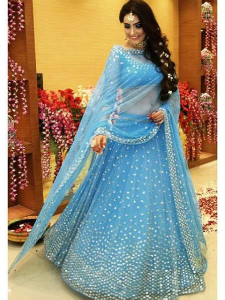 Sky Blue Lehenga Bridal Lehenga Online Indian Bridal Outfits Indian