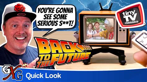 Basic Fun Tiny Tv Classics Back To The Future Retro Quick Look Youtube