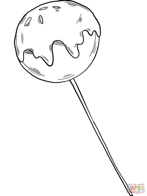 lollipop coloring page  printable coloring pages