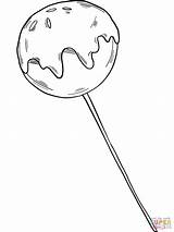 Coloring Lollipop Pages Printable sketch template