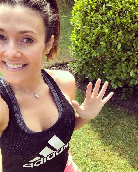 kym marsh shows off killer abs as she uses fitness to stay upbeat