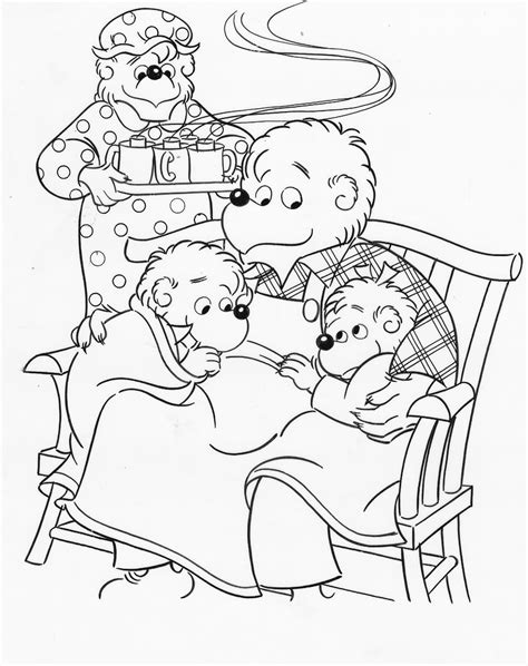 berenstain bears coloring pages  getcoloringscom  printable