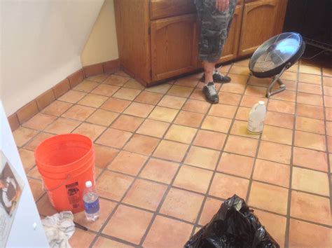antique saltillo floor cleaning refinishing  santa cruz ca