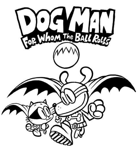 meet dog man coloring page  printable coloring pages  kids