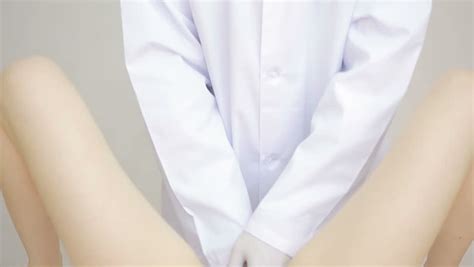 doctor gynecologist performing an examination stock footage video 100