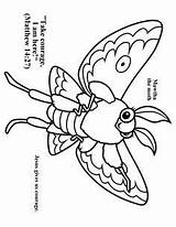 Coloring Cave Preschool Pages Quest Moth Vbs sketch template
