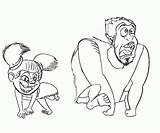 Croods Coloring Books Pages Last Library Clipart Cartoon sketch template