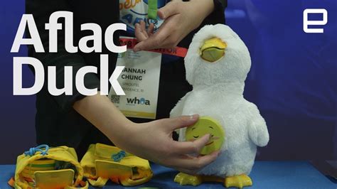 my special aflac duck hands on at ces 2018 youtube