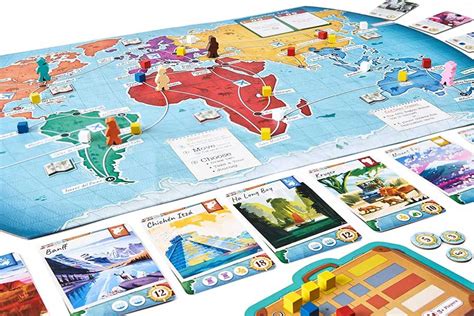 exciting travel themed board games  families   adventure