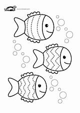 Krokotak Print Kids Printables Tracing Preschool Poisson Motor Fine Summer Clipart Fish Activities Seç Pano Worksheets sketch template