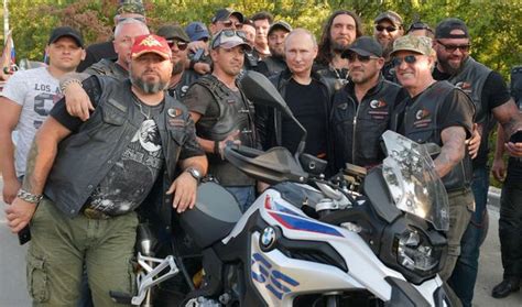 Vladimir Putin In Full Macho Mode As He Hits The Road With Leather Clad