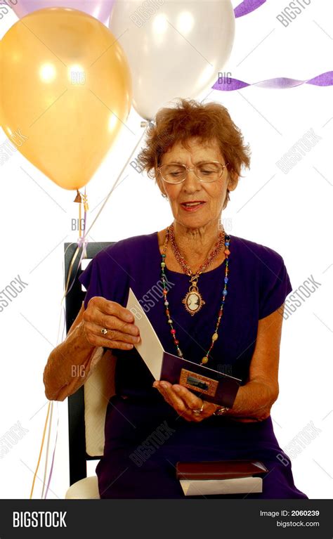 senior birthday card image photo  trial bigstock