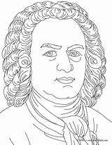 Sebastian Johann Sebastien Johan Composer Compositor Hellokids Compositeur Classical Mozart Composers Colorier Compositores Aleman Allemand Coloriages Amadeus sketch template