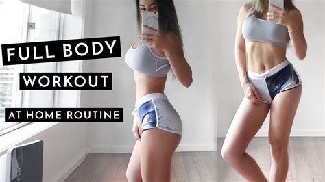 full body workout routine fat burning workout at home youtube