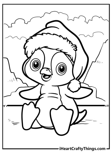 pengiun coloring pages