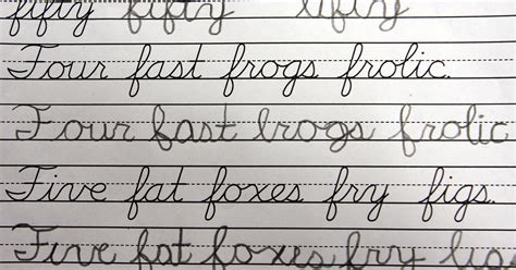 students   learn cursive writing view