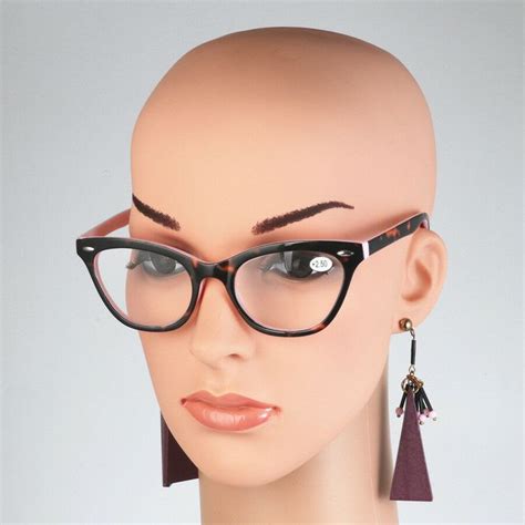 womens cat eye reading glasses vintage readers fashion 1 0 1 50 2 00 2