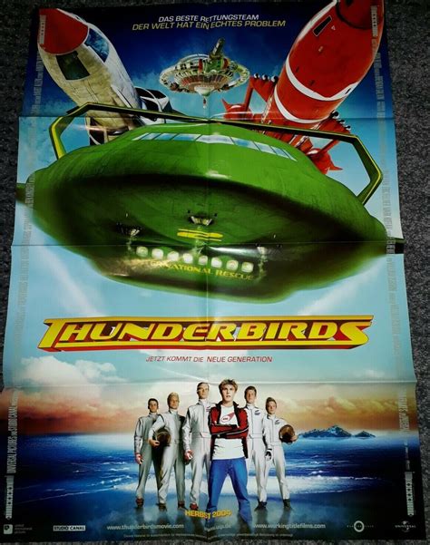 thunderbirds     cm original cinema poster etsy