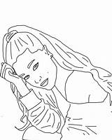 Ariana Arianna Raskrasil Stampare Xcolorings sketch template
