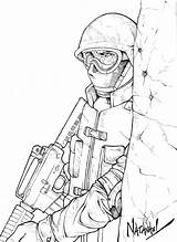 Strike Counter Deviantart Source Cover Drawings Blood Fan Military sketch template