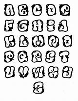 Graffiti Alphabet Coloring Letters Pages Bubble Fonts Abc Lettering Easy Letter Word Cool Text Print Library Clipart Styles Bubbles Num sketch template