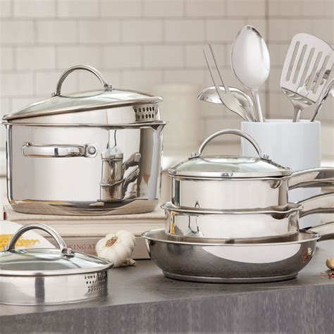 pc stainless steel cookware utensil set cookware kitchen