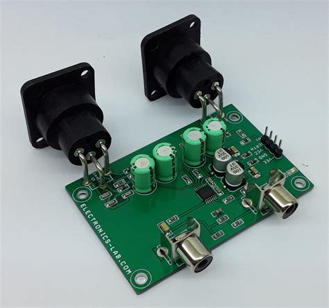 stereo balanced  unbalanced audio converter electronics labcom