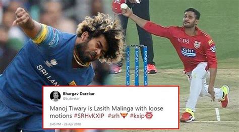 ipl 2018 manoj tiwary does a ‘malinga his bowling moves are now