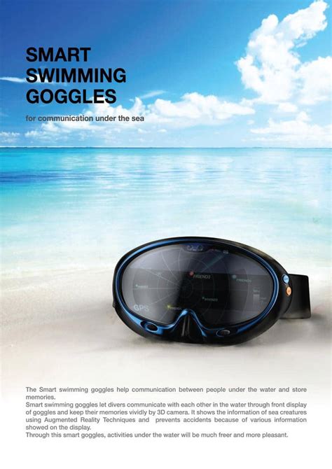 smart swimming goggles  augmented reality  identify organisms bit rebels