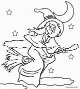 Witch Witches Colorir Bruxa Ausmalbilder Hexe Spooky Hexen Bruxas Imprimir Cool2bkids sketch template