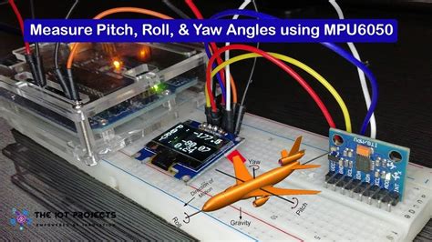 measure pitch roll  yaw angles  mpu  arduino youtube