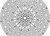 Coloring Symmetry Kaleidoscope Getdrawings Getcolorings sketch template