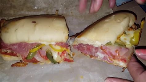 dominos italian sandwich review youtube