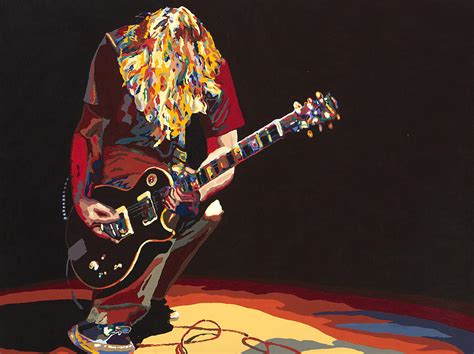 guitar solo painting  donna knight