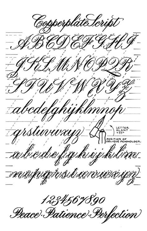copperplate script typography calligraphy lettering copperplate