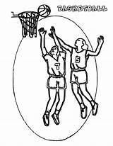 Basketball Coloring Pages Kids Wnba Cliparts Clipart Girls Boys Print Library Popular sketch template