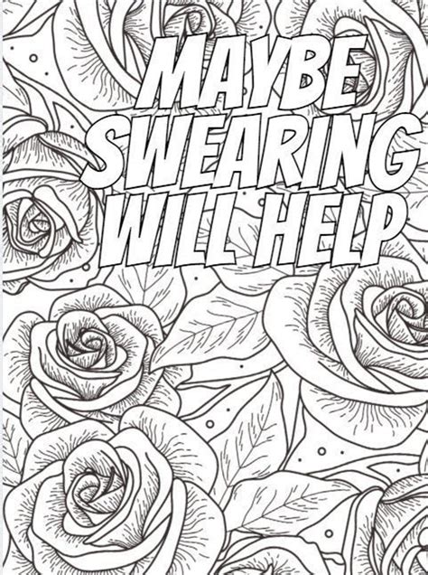ideas  coloring swearing coloring books