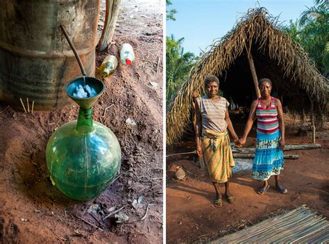 Rural African Village Life In Davedi Togo