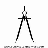 Compás Circulo Compass Ultracoloringpages sketch template