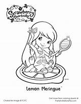 Pages Coloring Iced Tea Strawberry Shortcake Getcolorings sketch template