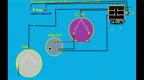 understanding condenser wiring diagrams   frigeration youtube
